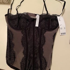 NWT Urban Outfitters Out from Under Modern Love Modern Corset Top S